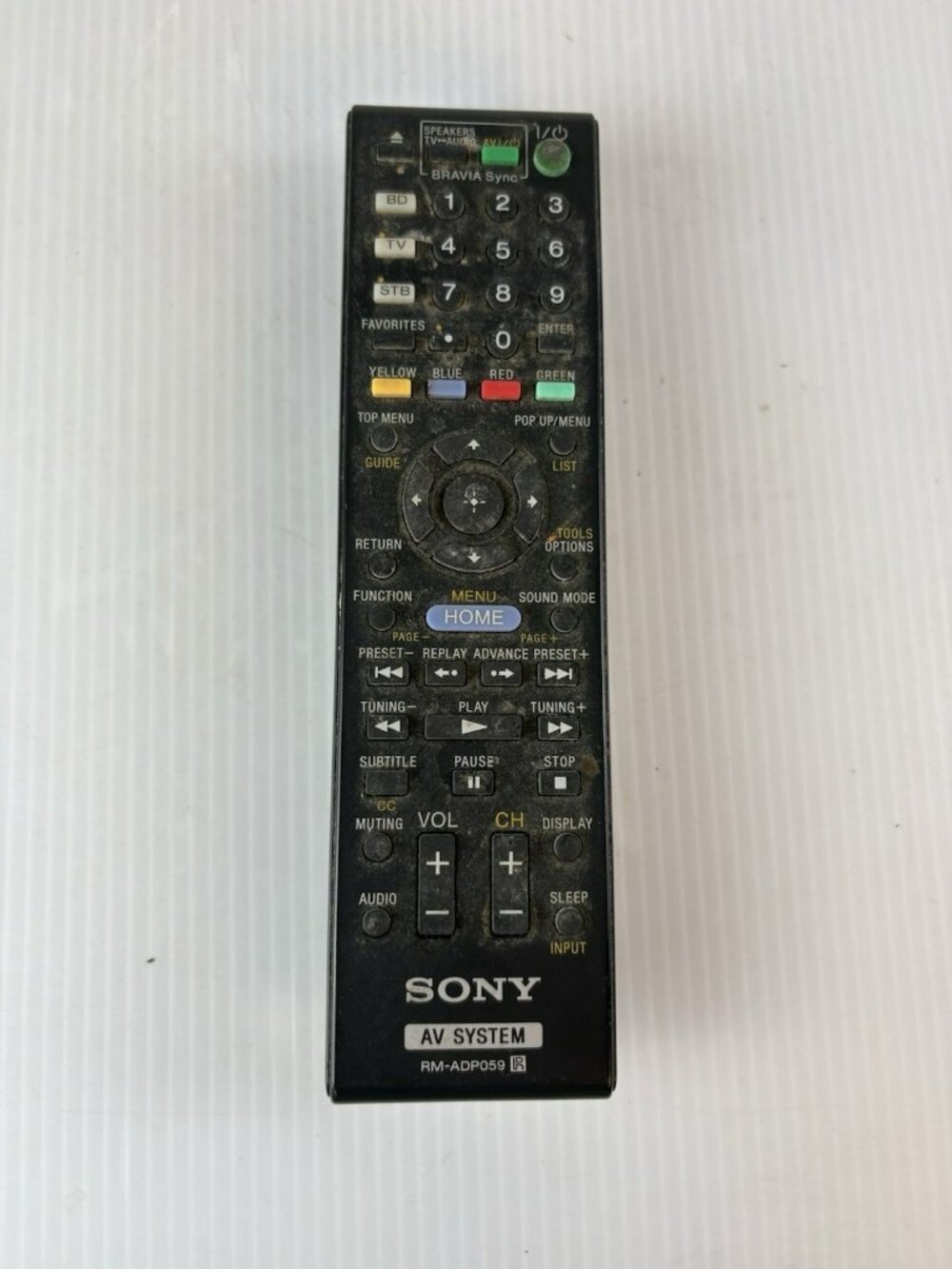 Genuine Sony Remote Control RM-ADP059 AV System